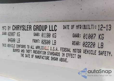 2014 Dodge Avenger Se from USA, damaged, VIN 1C3CDZAB3EN232547